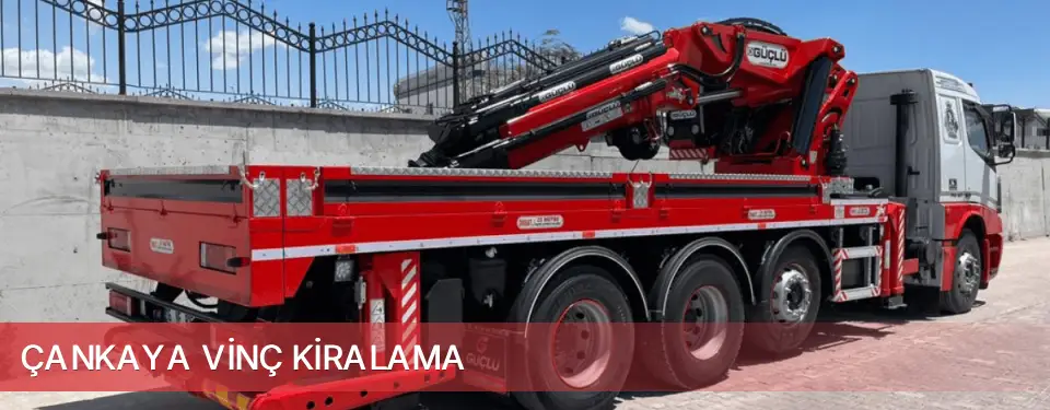 Çankaya İlçemi Vinç Kiralama
